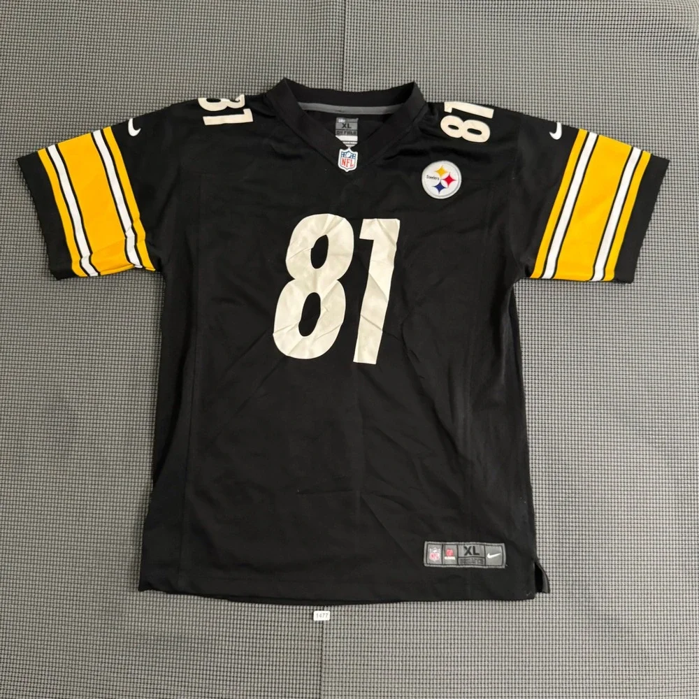 Nike Pittsburgh Steelers Jesse James 81 Jersey Youth XL Black NFL Football